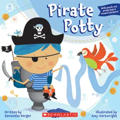 Piratul Potty [cu autocolant(e) și perforare(e)] - Pirate Potty [With Sticker(s) and Punch-Out(s)]