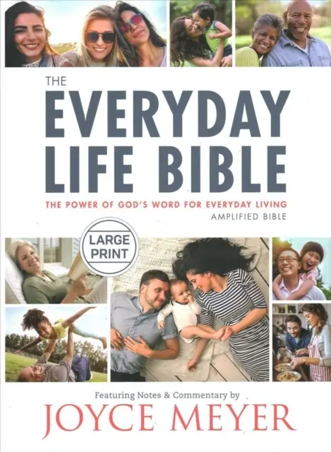 Biblia Vieții de zi cu zi cu caractere mari: Puterea Cuvântului lui Dumnezeu pentru viața de zi cu zi - The Everyday Life Bible Large Print: The Power of God's Word for Everyday Living