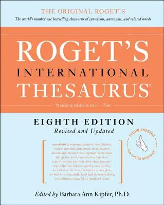 Roget's International Thesaurus, ediția a 8-a [indexat cu degetul mare] - Roget's International Thesaurus, 8th Edition [Thumb Indexed]