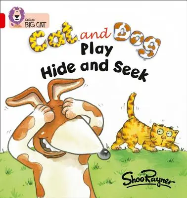 Pisica și câinele joacă de-a v-ați ascunselea - Cat and Dog Play Hide and Seek
