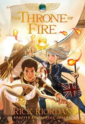 Cronicile lui Kane, Cartea a doua Tronul de foc: Roman grafic (Cronicile lui Kane, Cartea a doua) - Kane Chronicles, The, Book Two the Throne of Fire: The Graphic Novel (the Kane Chronicles, Book Two)