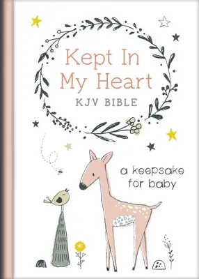 Biblie KJV păstrată în inima mea [Coral Woodland] - Kept in My Heart KJV Bible [Coral Woodland]