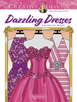 Carte de colorat Creative Haven Dazzling Dresses - Creative Haven Dazzling Dresses Coloring Book