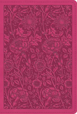 Biblie compactă cu tipar mare-ESV-Design floral - Large Print Compact Bible-ESV-Floral Design