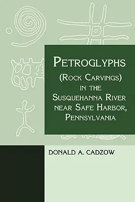 Petroglife (sculpturi rupestre) în râul Susquehanna, lângă Safe Harbor, Pennsylvania - Petroglyphs (Rock Carvings) in the Susquehanna River near Safe Harbor, Pennsylvania