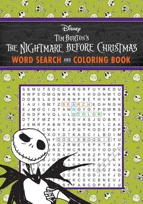 The Nightmare Before Christmas Carte de colorat și căutare de cuvinte - The Nightmare Before Christmas Word Search and Coloring Book