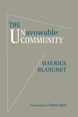 Comunitatea de neevitat - The Unavowable Community