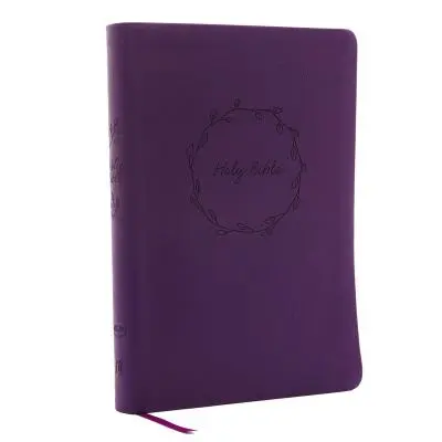 NKJV, Value Thinline Bible, Imprimare mare, Imitație de piele, Violet, Ediție cu litere roșii - NKJV, Value Thinline Bible, Large Print, Imitation Leather, Purple, Red Letter Edition