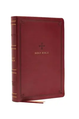 Nrsv, Biblia catolică, ediție Thinline, Leathersoft, roșu, Comfort Print: Sfânta Biblie - Nrsv, Catholic Bible, Thinline Edition, Leathersoft, Red, Comfort Print: Holy Bible
