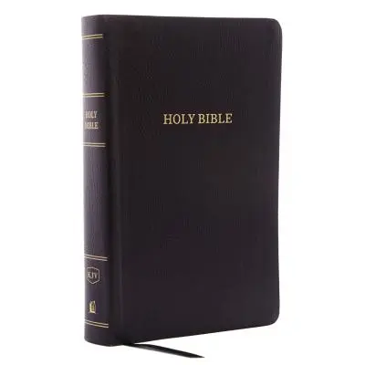 KJV, Biblie de referință, Personal Size Giant Print, Bonded Leather, negru, indexată, Red Letter Edition - KJV, Reference Bible, Personal Size Giant Print, Bonded Leather, Black, Indexed, Red Letter Edition