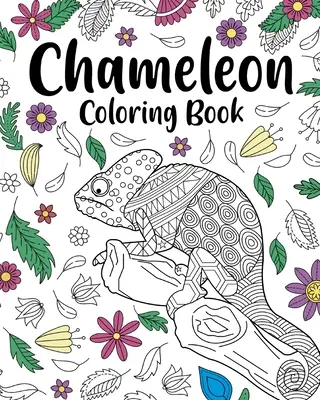 Camaleon Carte de colorat - Chameleon Coloring Book