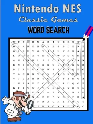Căutare în cuvinte pentru jocurile Nintendo NES Classic - Nintendo NES Classic Games Word Search