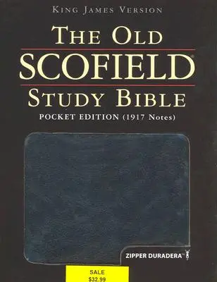 Biblia de studiu Old Scofield-KJV-Posetă - Old Scofield Study Bible-KJV-Pocket