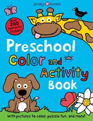 Carte preșcolară de colorat și activități: Cu imagini de colorat, puzzle distractiv și multe altele! - Preschool Color & Activity Book: With Pictures to Color, Puzzle Fun, and More!