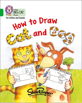 Cum să desenezi pisica și câinele: Banda 5/verde - How to Draw Cat and Dog: Band 5/Green