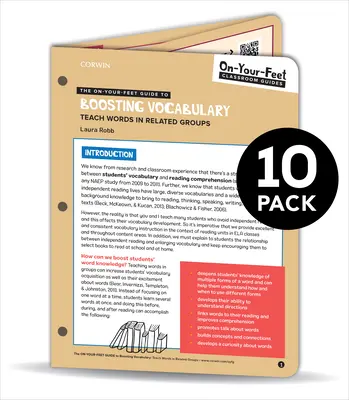 BUNDLE: Robb: Ghidul pe înțelesul tuturor pentru stimularea vocabularului: pachet de 10 - BUNDLE: Robb: The On-Your-Feet Guide to Boosting Vocabulary: 10 Pack