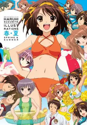 Ilustrații Haruhi Suzumiya: Primăvară și vară - Haruhi Suzumiya Illustrations: Spring & Summer