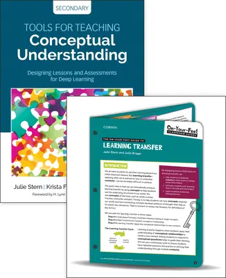 Bundle: Stern: Tools for Teaching Conceptual Understanding, Secondary + Stern: Ghid la îndemână pentru transferul învățării - Bundle: Stern: Tools for Teaching Conceptual Understanding, Secondary + Stern: On-Your-Feet Guide to Learning Transfer