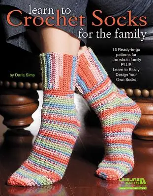 Învață să croșetezi șosete pentru familie - Learn to Crochet Socks for the Family