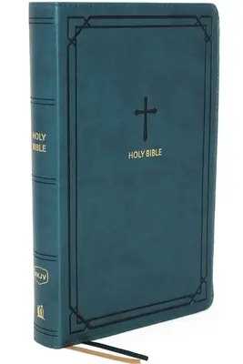 Nkjv, Biblia de referință, compactă, piele moale, teal, ediție cu litere roșii, tipar confortabil: Sfânta Biblie, Noua versiune King James - Nkjv, Reference Bible, Compact, Leathersoft, Teal, Red Letter Edition, Comfort Print: Holy Bible, New King James Version