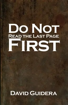 Nu citiți mai întâi ultima pagină - Do Not Read the Last Page First