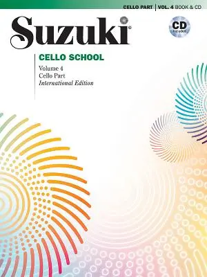 Școala de violoncel Suzuki, vol. 4: Partea de violoncel, carte și CD - Suzuki Cello School, Vol 4: Cello Part, Book & CD
