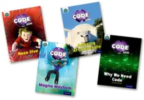Proiectul X CODE Extra: Gold Book Band, Oxford Level 9: Marvel Towers și CODE Control, pachet mixt de 4 - Project X CODE Extra: Gold Book Band, Oxford Level 9: Marvel Towers and CODE Control, Mixed Pack of 4