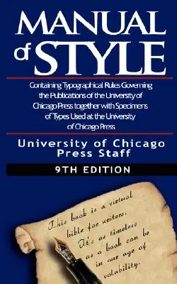 Manualul de stil de la Chicago de către Universitatea - The Chicago Manual of Style by University