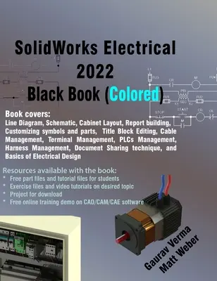SolidWorks Electrical 2022 Carte neagră (colorată) - SolidWorks Electrical 2022 Black Book (Colored)
