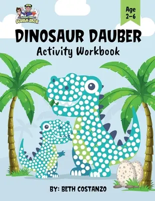 Caiet de activități cu dinozauri Dot Marker pentru copii de 2-6 ani - Dot Marker Dinosaur Activity Workbook for ages 2-6