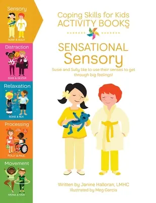 Abilități de adaptare pentru cărți de activități pentru copii: Senzorial Senzorial - Coping Skills for Kids Activity Books: Sensational Sensory