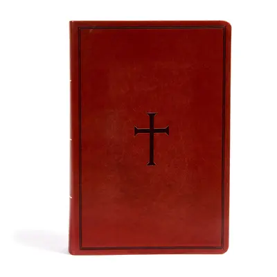 KJV Super Giant Print Reference Bible, maro Leathertouch, indexată - KJV Super Giant Print Reference Bible, Brown Leathertouch, Indexed
