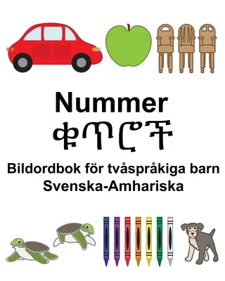 Swedish-Amharic Number/ቁጥሮች Dicționar de imagini pentru copii bilingvi - Svenska-Amhariska Nummer/ቁጥሮች Bildordbok fr tvsprkiga barn