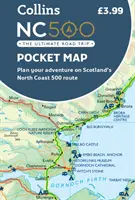 Hartă de buzunar NC500 - Planificați-vă aventura pe traseul North Coast 500 din Scoția - NC500 Pocket Map - Plan Your Adventure on Scotland's North Coast 500 Route