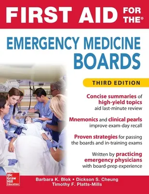 First Aid for the Emergency Medicine Boards Ediția a treia - First Aid for the Emergency Medicine Boards Third Edition