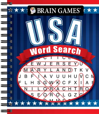 Brain Games - Căutarea cuvintelor în SUA (#4): Volumul 4 - Brain Games - USA Word Search (#4): Volume 4