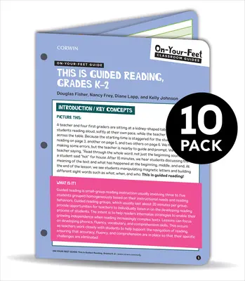 BUNDLE: Fisher: Ghidul On-Your-Feet: This is Guided Reading, Grades K-2: 10 Pack - BUNDLE: Fisher: On-Your-Feet Guide: This is Guided Reading, Grades K-2: 10 Pack