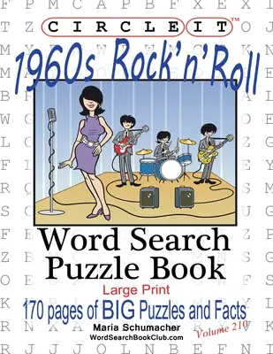 Circle It, 1960's Rock'n'Roll, Căutare de cuvinte, Carte puzzle - Circle It, 1960's Rock'n'Roll, Word Search, Puzzle Book