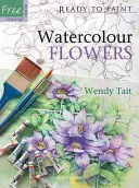 Gata de pictat flori în acuarelă - Ready to Paint Watercolour Flowers
