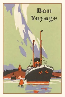 Jurnal de epocă Art Deco Ocean Liner Travel Poster - Vintage Journal Art Deco Ocean Liner Travel Poster