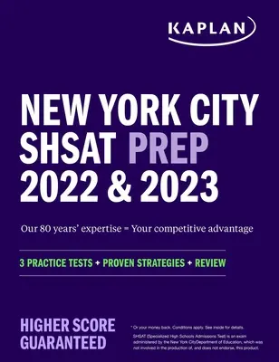 New York City Shsat Prep 2022 & 2023: 3 teste practice + strategii dovedite + revizuire - New York City Shsat Prep 2022 & 2023: 3 Practice Tests + Proven Strategies + Review