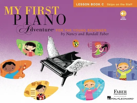 Prima mea aventură la pian: Lesson Book C cu audio online - My First Piano Adventure: Lesson Book C with Online Audio