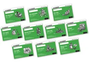 Read Write Inc. Phonics: Black and White Green Set 1 Cărți de povești Pachet mixt de 10 - Read Write Inc. Phonics: Black and White Green Set 1 Storybooks Mixed Pack of 10