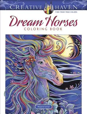 Creative Haven Cai de vis Carte de colorat - Creative Haven Dream Horses Coloring Book