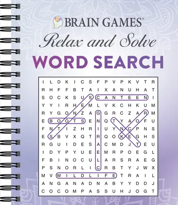 Brain Games - Relaxează-te și rezolvă: Căutarea cuvintelor (violet) - Brain Games - Relax and Solve: Word Search (Purple)