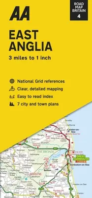 Road Map Britain: East Anglia