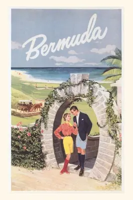 Jurnal de epocă Bermuda Travel Poster - Vintage Journal Bermuda Travel Poster