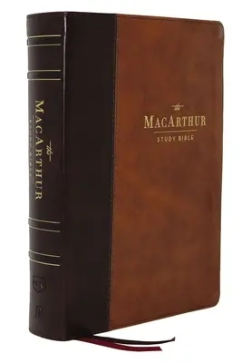 Nkjv, Biblia de studiu MacArthur, ediția a 2-a, Leathersoft, maro, indexată, Comfort Print: Dezlănțuirea adevărului lui Dumnezeu, verset cu verset - Nkjv, MacArthur Study Bible, 2nd Edition, Leathersoft, Brown, Indexed, Comfort Print: Unleashing God's Truth One Verse at a Time