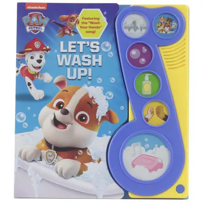 Little Music Note 6-Button Plus Paw Patrol Let's Wash Up!