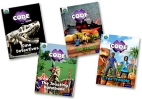 Project X CODE Extra: Turquoise Book Band, Oxford Level 7: Castle Kingdom and Forbidden Valley, pachet mixt de 4 - Project X CODE Extra: Turquoise Book Band, Oxford Level 7: Castle Kingdom and Forbidden Valley, Mixed Pack of 4